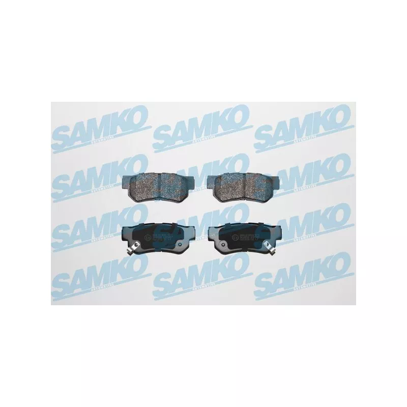 Jeu de 4 plaquettes de frein arrière SAMKO 5SP847