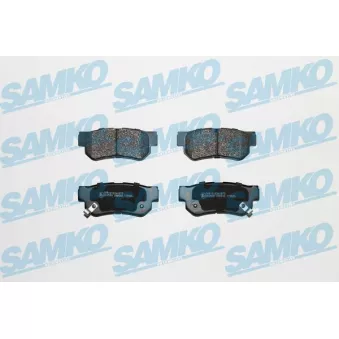 Jeu de 4 plaquettes de frein arrière SAMKO