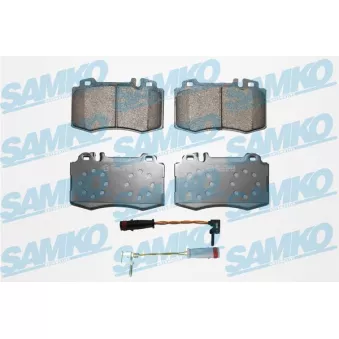 Jeu de 4 plaquettes de frein avant SAMKO