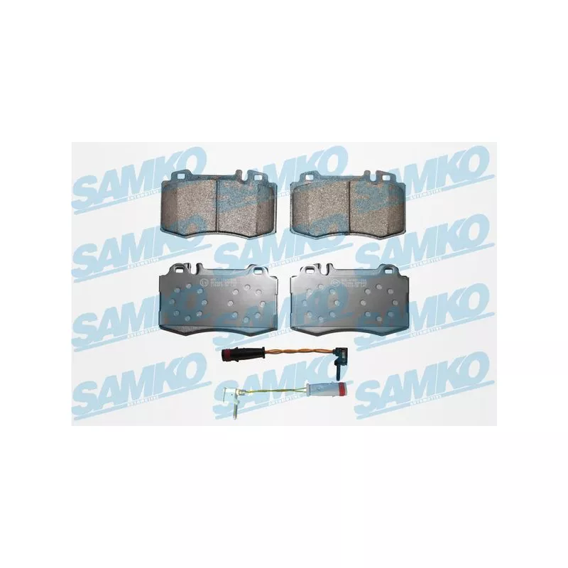 Jeu de 4 plaquettes de frein avant SAMKO 5SP849A