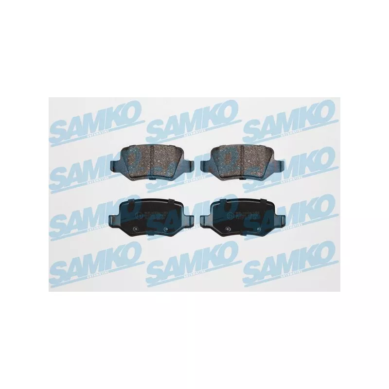 Jeu de 4 plaquettes de frein arrière SAMKO 5SP850