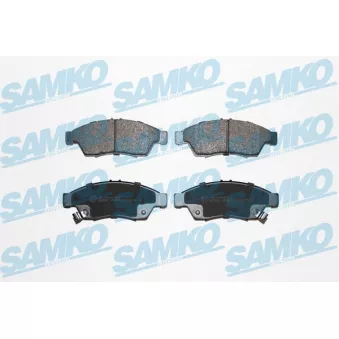 Jeu de 4 plaquettes de frein avant SAMKO