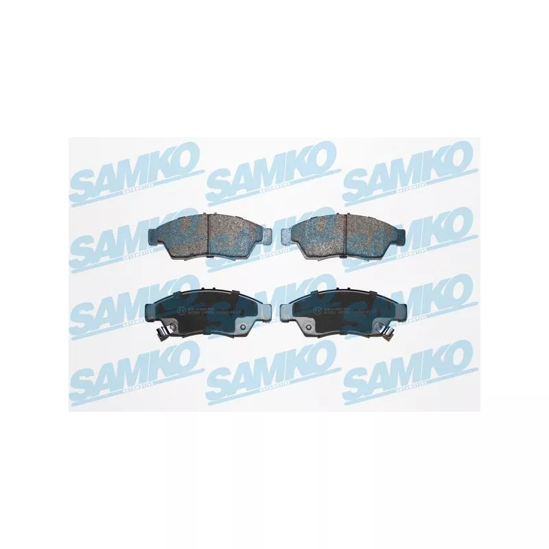 Jeu de 4 plaquettes de frein avant SAMKO 5SP852