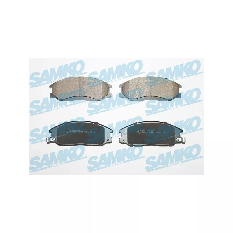 Jeu de 4 plaquettes de frein avant SAMKO 5SP858