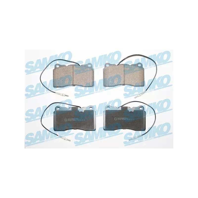 Jeu de 4 plaquettes de frein avant SAMKO 5SP863