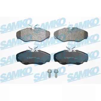 Jeu de 4 plaquettes de frein avant SAMKO 5SP869