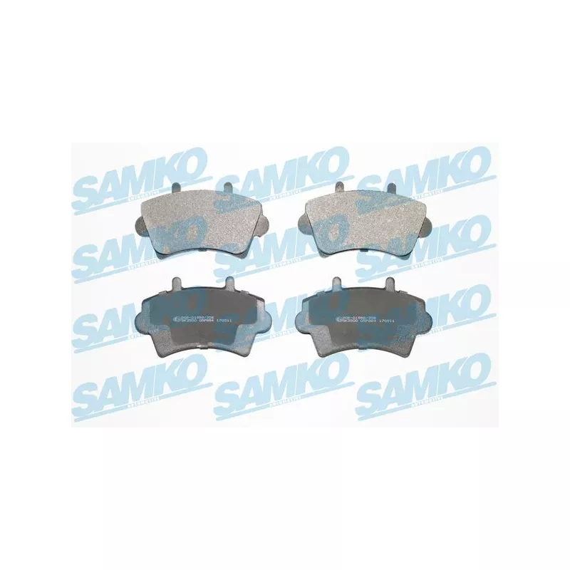 Jeu de 4 plaquettes de frein avant SAMKO 5SP884
