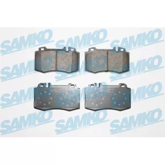 Jeu de 4 plaquettes de frein avant SAMKO