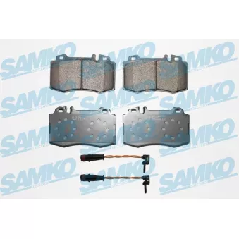 Jeu de 4 plaquettes de frein avant SAMKO