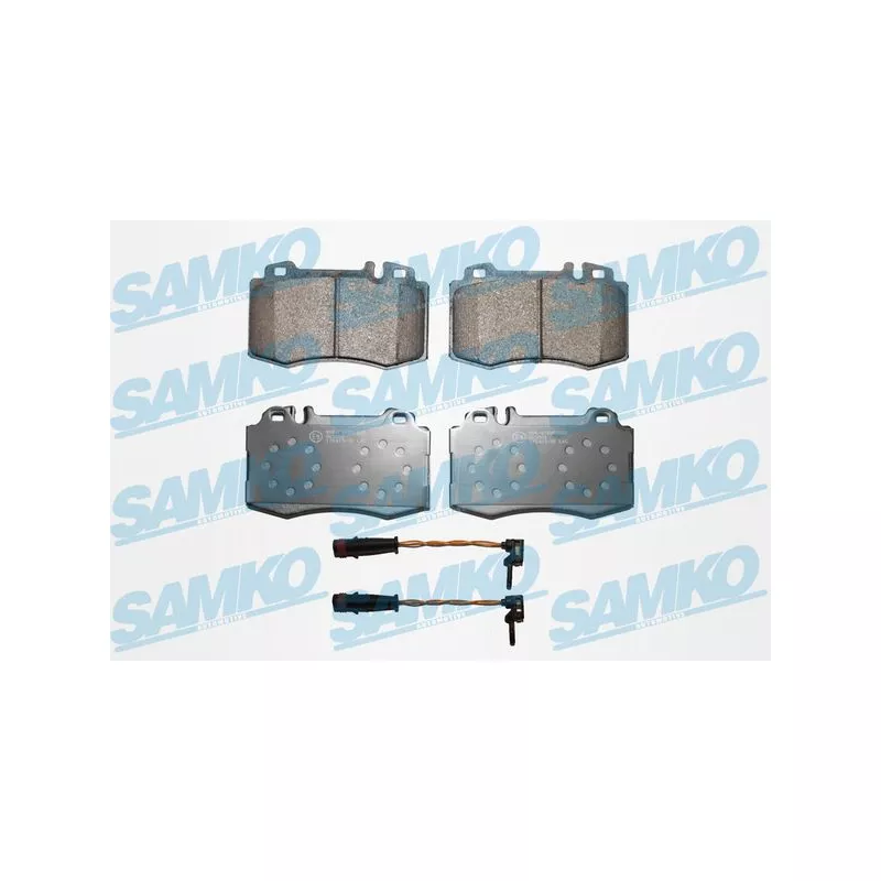 Jeu de 4 plaquettes de frein avant SAMKO 5SP899A