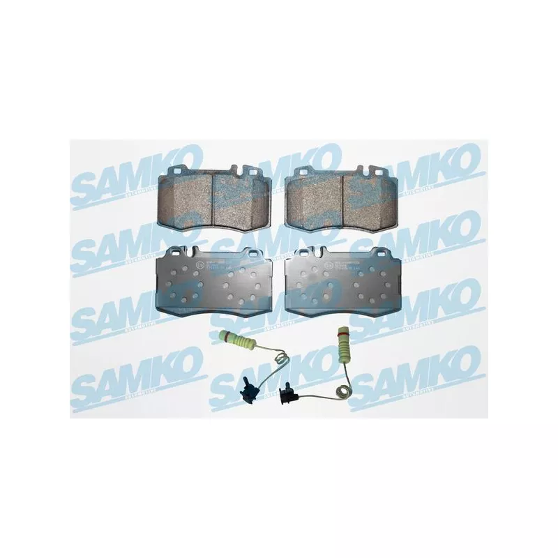 Jeu de 4 plaquettes de frein avant SAMKO 5SP899B