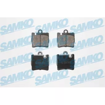 Jeu de 4 plaquettes de frein arrière SAMKO