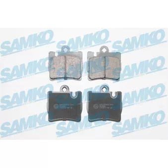 Jeu de 4 plaquettes de frein arrière SAMKO
