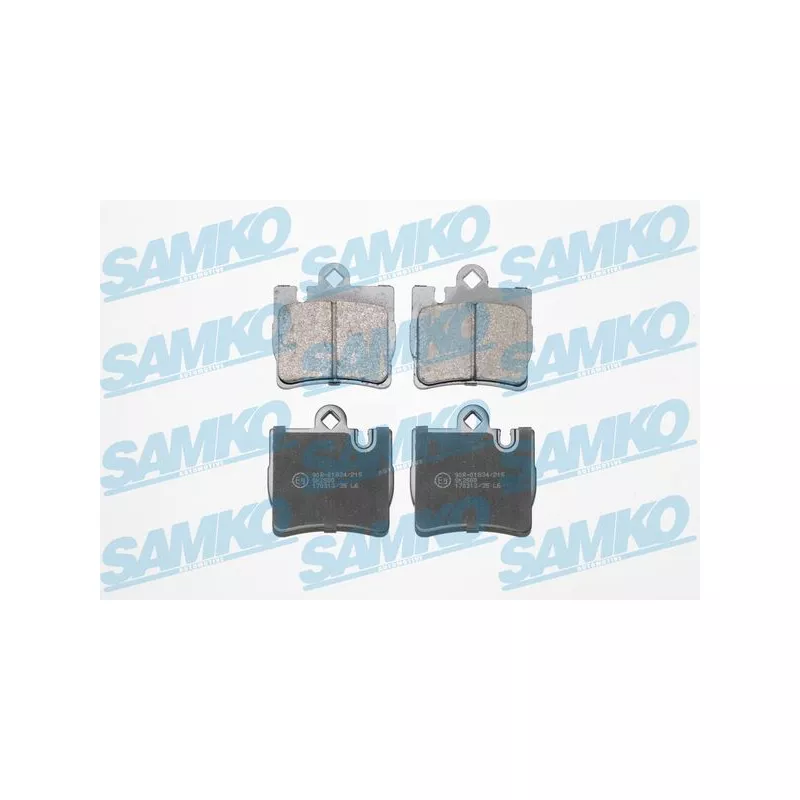 Jeu de 4 plaquettes de frein arrière SAMKO 5SP905