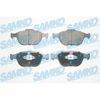 Jeu de 4 plaquettes de frein avant SAMKO 5SP906
