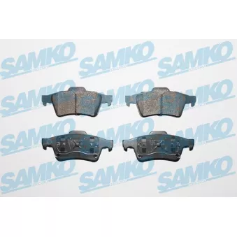 Jeu de 4 plaquettes de frein arrière SAMKO 5SP907
