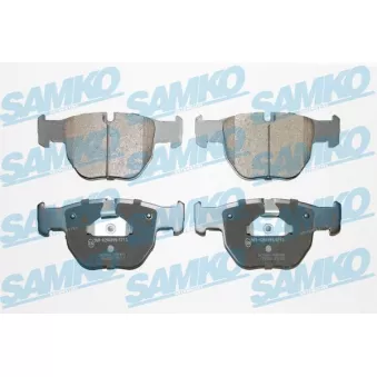 Jeu de 4 plaquettes de frein avant SAMKO 5SP909