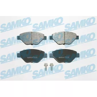 Jeu de 4 plaquettes de frein avant SAMKO 5SP910
