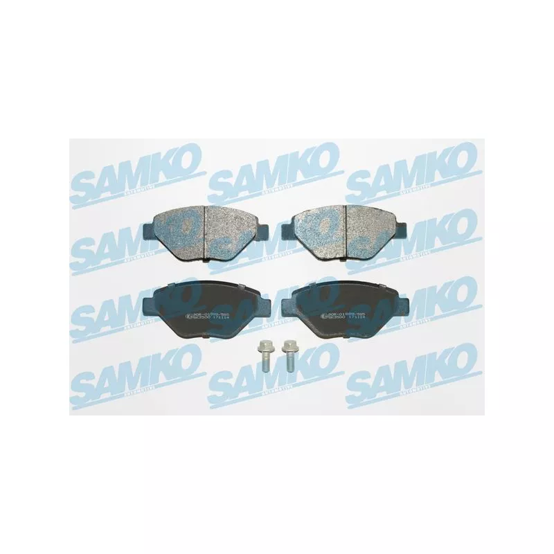Jeu de 4 plaquettes de frein avant SAMKO 5SP910
