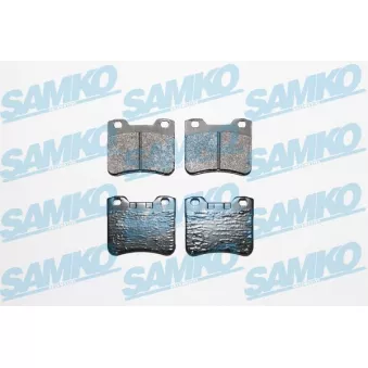 Jeu de 4 plaquettes de frein avant SAMKO