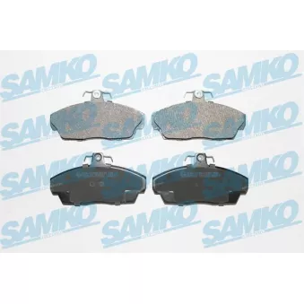 Jeu de 4 plaquettes de frein avant SAMKO