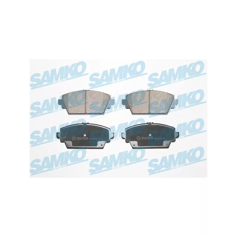 Jeu de 4 plaquettes de frein avant SAMKO 5SP940
