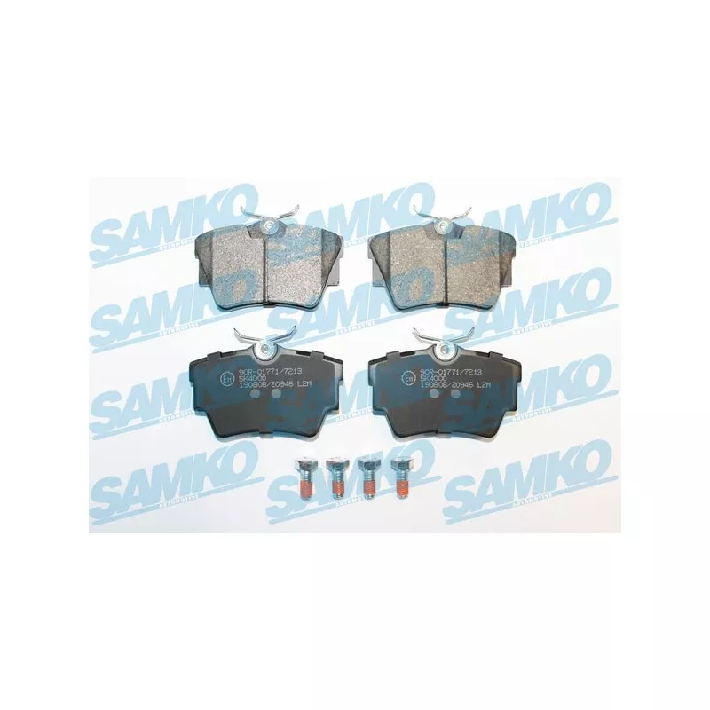 Jeu de 4 plaquettes de frein arrière SAMKO 5SP946