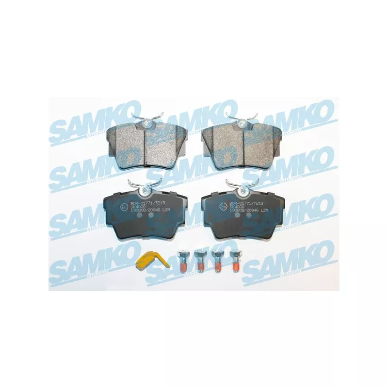 Jeu de 4 plaquettes de frein arrière SAMKO 5SP946K