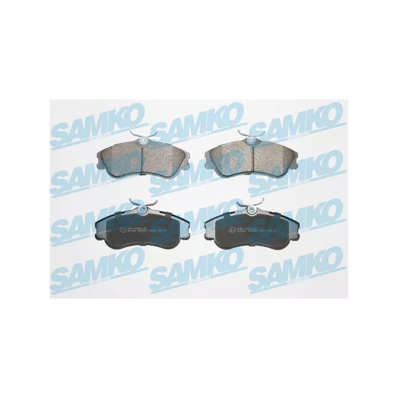 Jeu de 4 plaquettes de frein avant SAMKO 5SP950