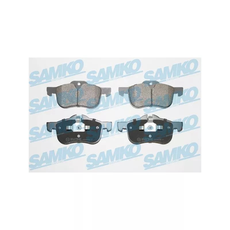 Jeu de 4 plaquettes de frein avant SAMKO 5SP952