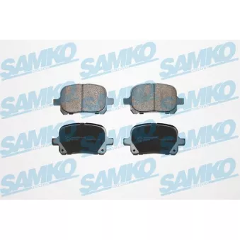 Jeu de 4 plaquettes de frein avant SAMKO