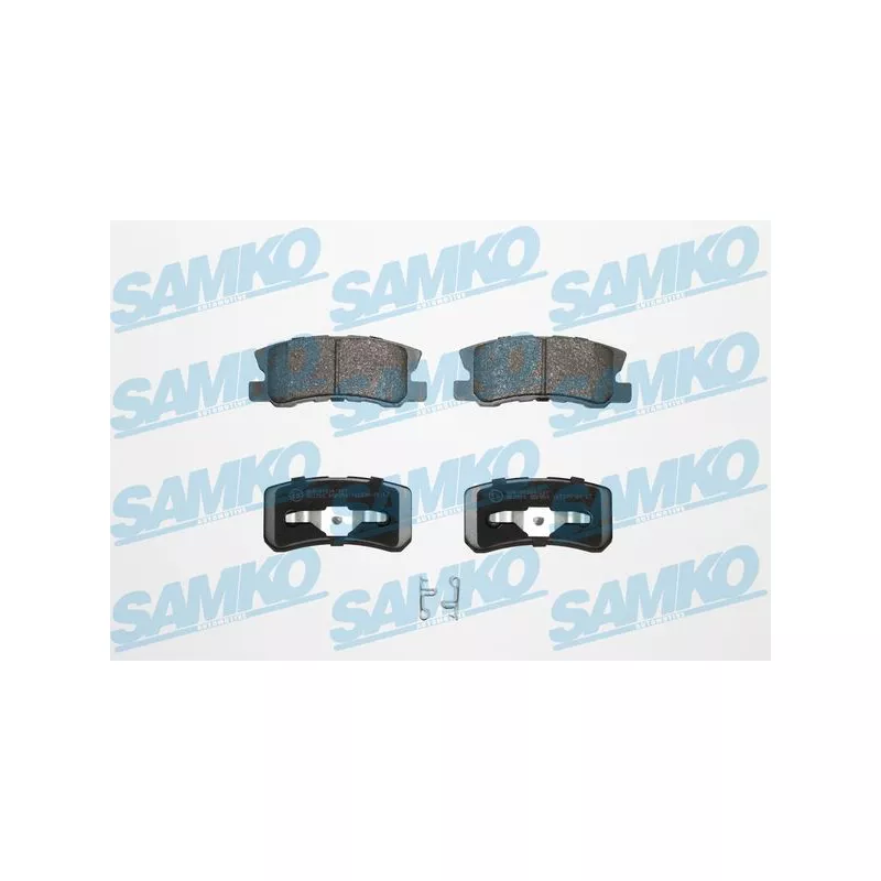 Jeu de 4 plaquettes de frein arrière SAMKO 5SP954