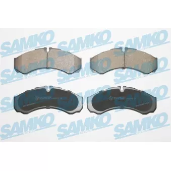 Jeu de 4 plaquettes de frein avant SAMKO