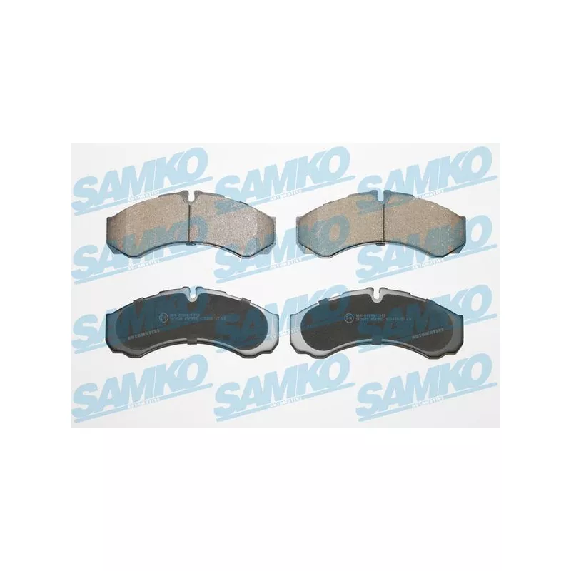 Jeu de 4 plaquettes de frein avant SAMKO 5SP955