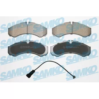 Jeu de 4 plaquettes de frein avant SAMKO