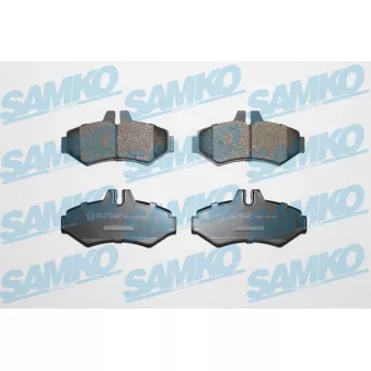 Jeu de 4 plaquettes de frein arrière SAMKO