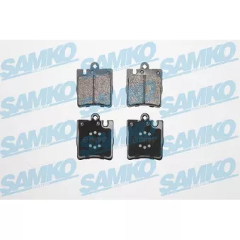 Jeu de 4 plaquettes de frein arrière SAMKO