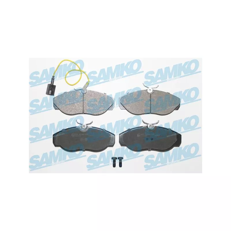Jeu de 4 plaquettes de frein avant SAMKO 5SP964