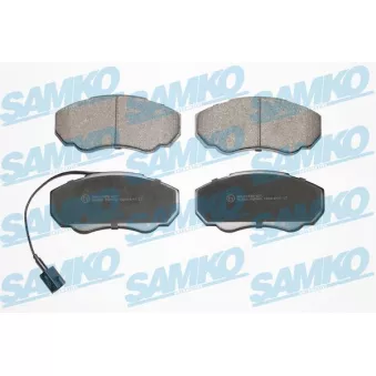 Jeu de 4 plaquettes de frein avant SAMKO