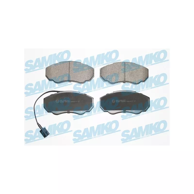 Jeu de 4 plaquettes de frein avant SAMKO 5SP966