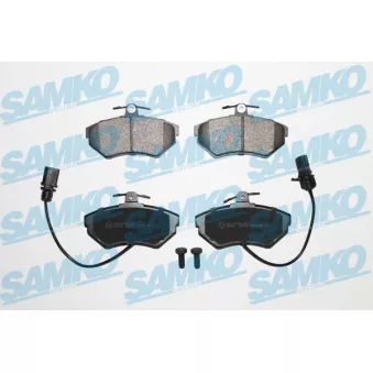 Jeu de 4 plaquettes de frein avant SAMKO