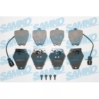 Jeu de 4 plaquettes de frein avant SAMKO