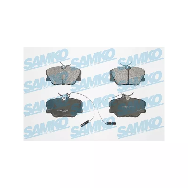 Jeu de 4 plaquettes de frein avant SAMKO 5SP986