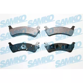 Jeu de 4 plaquettes de frein avant SAMKO