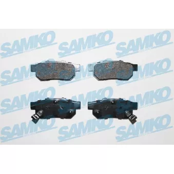 Jeu de 4 plaquettes de frein arrière SAMKO