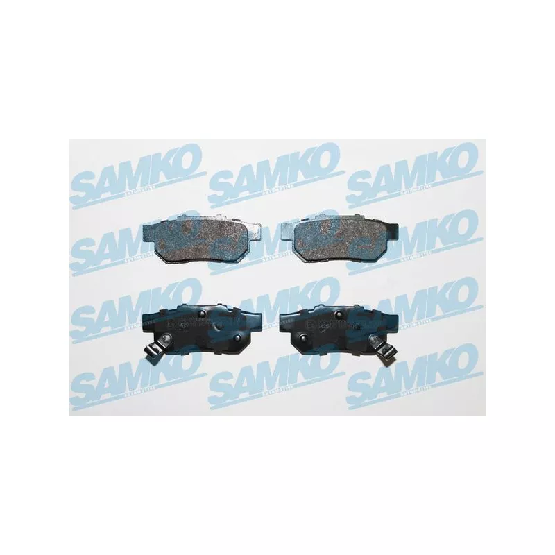 Jeu de 4 plaquettes de frein arrière SAMKO 5SP991