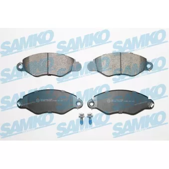 Jeu de 4 plaquettes de frein avant SAMKO