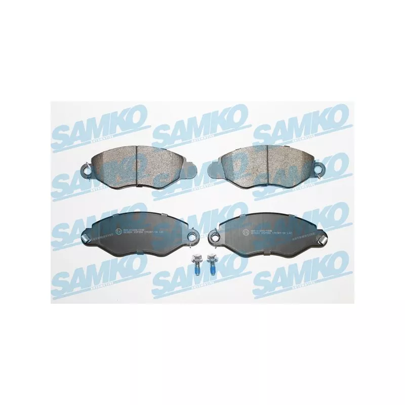 Jeu de 4 plaquettes de frein avant SAMKO 5SP994