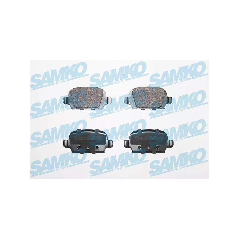 Jeu de 4 plaquettes de frein arrière SAMKO 5SP998