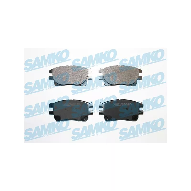 Jeu de 4 plaquettes de frein avant SAMKO 5SP999